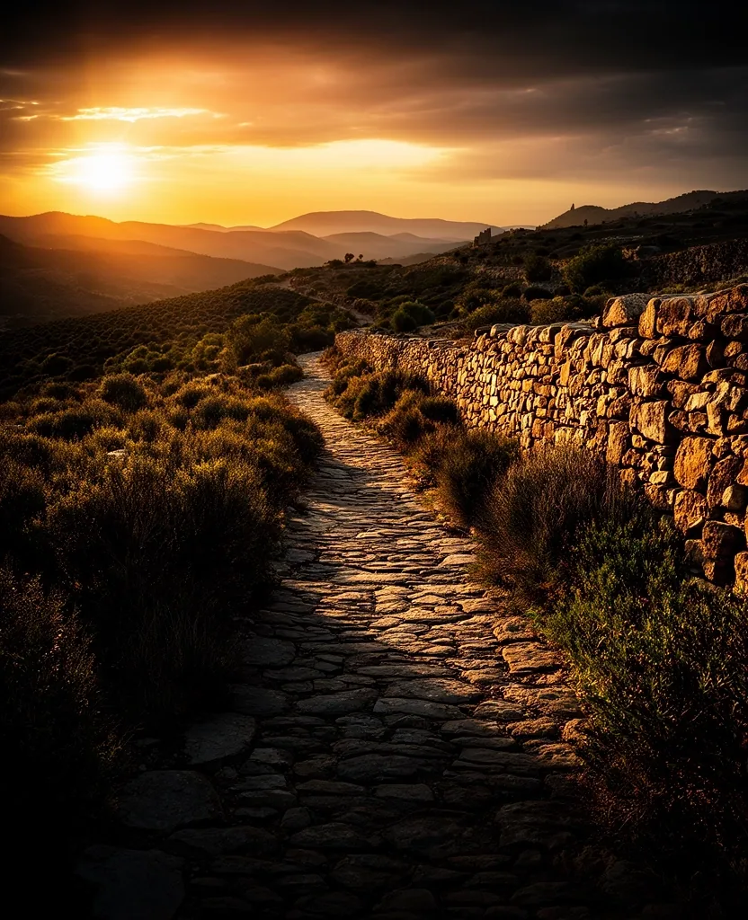 Paisaje de la sierra española